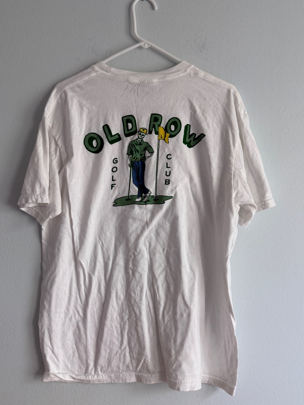 Old Row White " Golf Club" Graphic Tee
